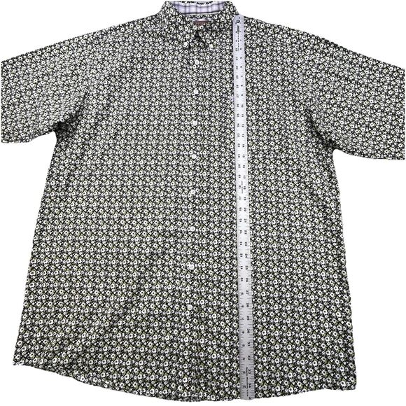 Ariat Shirt Mens 2XL Tall Floral Flip Cuff Long Sleeve Western Cowboy Rodeo - Picture 10 of 11